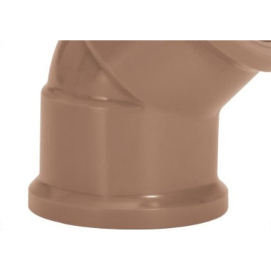 Cotovelo Marrom Amanco Liso/Liso 45''X 75Mm 10009/11647 Cotovelo Marrom Amanco Liso/Liso 45''X 75Mm 10009/11647