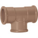 Tee Marrom Amanco Liso/Liso/Liso 75Mm 10012/11840 - Kit C/5 Tee Marrom Amanco Liso/Liso/Liso 75Mm 10012/11840 - Kit C/5