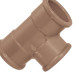 Tee Marrom Amanco Liso/Liso/Liso 75Mm 10012/11840 - Kit C/5 Tee Marrom Amanco Liso/Liso/Liso 75Mm 10012/11840 - Kit C/5