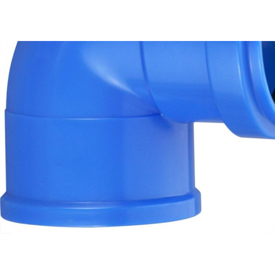 Cotovelo Azul Krona Para Tubo 38X40Mm 624 - Kit C/25 Cotovelo Azul Krona Para Tubo 38X40Mm 624 - Kit C/25