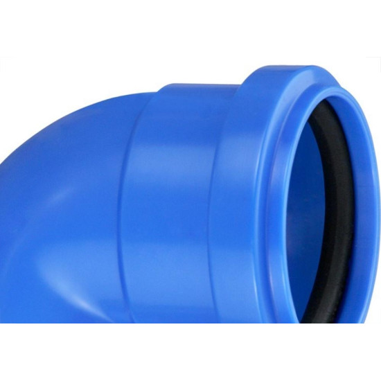 Cotovelo Azul Krona Para Tubo 38X40Mm 624 - Kit C/25 Cotovelo Azul Krona Para Tubo 38X40Mm 624 - Kit C/25