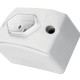 Tomada Externa Perlex 2 Polos +Terra 20A Retangular Branca 715Brc/10 Tomada Externa Perlex 2 Polos +Terra 20A Retangular Branca 715Brc/10