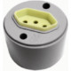 Tomada Externa Perlex 2 Polos +Terra 10A Redonda Cinza 811 Tomada Externa Perlex 2 Polos +Terra 10A Redonda Cinza 811