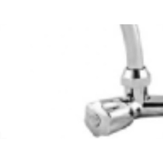 Torneira Abs Bica Movel Parede Injet Plast 1167 1/4V C50 Cromada 7878 Torneira Abs Bica Movel Parede Injet Plast 1167 1/4V C50 Cromada 7878