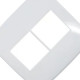 Placa Pial Glos 4X4 (2+2 Horizontal) 618532 Placa Pial Glos 4X4 (2+2 Horizontal) 618532