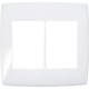 Placa Pial Glos 4X4 (3+3 Horizontal) 618536 Placa Pial Glos 4X4 (3+3 Horizontal) 618536