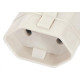 Pino Femea 2 Polos Fame 10A Branco Pino Femea 2 Polos Fame 10A Branco