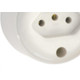 Tomada Externa Fame 2 Polos +Terra 10A Branca Tomada Externa Fame 2 Polos +Terra 10A Branca