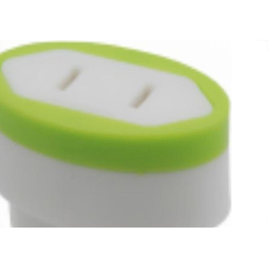 Pino Adaptador (Entrada =2 Redondo/Saida =2 Chato) Daneva 10A Branco Dn1549 - Kit C/12 Pino Adaptador (Entrada =2 Redondo/Saida =2 Chato) Daneva 10A Branco Dn1549 - Kit C/12