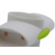 Pino 3 Saidas 2 Polos Daneva ''T'' Branco Dn1511 - Kit C/12 Pino 3 Saidas 2 Polos Daneva ''T'' Branco Dn1511 - Kit C/12