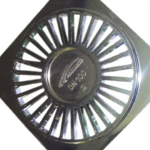 Grelha Plastica Amanco Quadrada Cromada 10X10 90604 Grelha Plastica Amanco Quadrada Cromada 10X10 90604