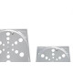 Grelha Plastica Amanco Quadrada Cromada 15X15 90605 Grelha Plastica Amanco Quadrada Cromada 15X15 90605