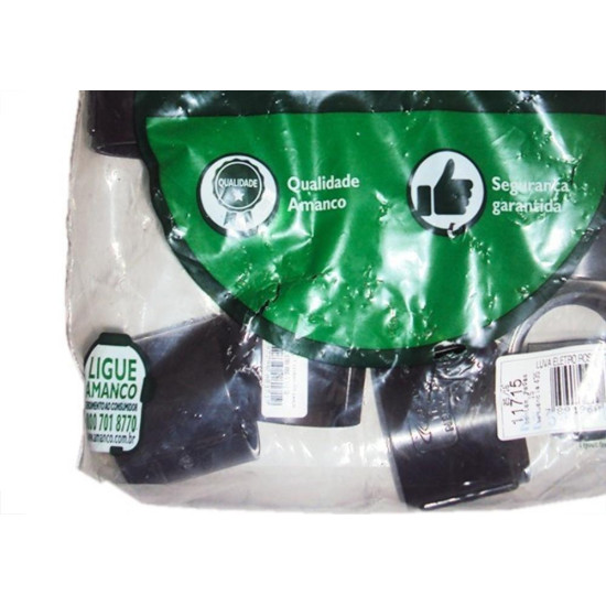 Luva Eletroduto Pvc Amanco 1.1/2'' 11715 - Kit C/15 Luva Eletroduto Pvc Amanco 1.1/2'' 11715 - Kit C/15