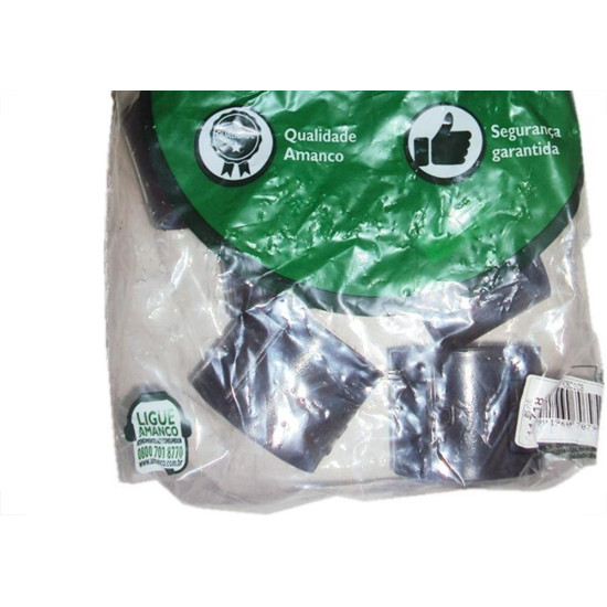 Luva Eletroduto Pvc Amanco 2'' 11718 - Kit C/10 Luva Eletroduto Pvc Amanco 2'' 11718 - Kit C/10