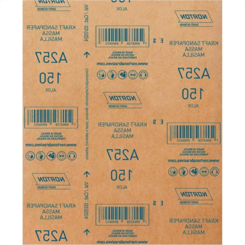 Lixa Massa Norton 150 A257 - Kit C/50