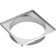 Porta Grelha Quadrada Amanco Cromada 10Cm 90608 Porta Grelha Quadrada Amanco Cromada 10Cm 90608