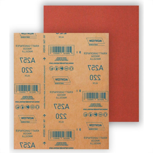 Lixa Massa Norton 220 A257 - Kit C/50