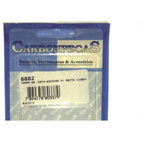 Tampa Porta Escova Makita Carbonpecas Cartela C8802 - Kit C/6 Tampa Porta Escova Makita Carbonpecas Cartela C8802 - Kit C/6