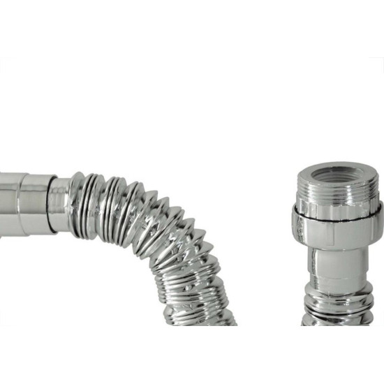 Sifao Pvc Flexivel G3 Cromado Pia/Tanque/Lavatorio Arruela Pvc Sifao Pvc Flexivel G3 Cromado Pia/Tanque/Lavatorio Arruela Pvc