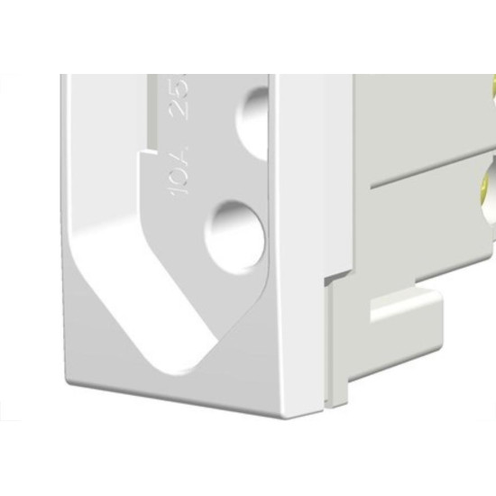 Modulo Alumbra Siena Branco (Tomada 10A Branco ) 6079