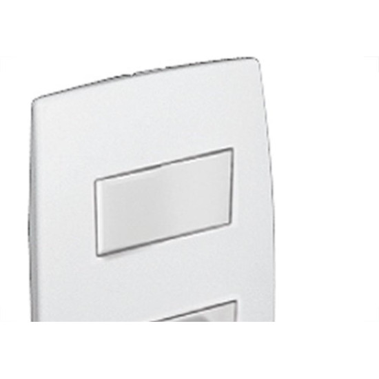Conjunto Pial Plus 4X2 Branco Com Placa(1Simples+Tomada 10A) 615074