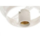 Kit C/2 - Plafonier Pvc Pavilonis 510 Branco Redondo Soqu...