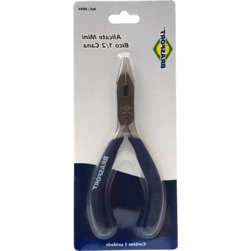 Alicate Mini Brasfort Bico 1/2 Cana 8994 Alicate Mini Brasfort Bico 1/2 Cana 8994