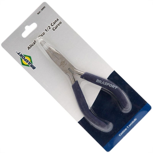 Alicate Mini Brasfort Bico 1/2 Cana Curvo 8995 Alicate Mini Brasfort Bico 1/2 Cana Curvo 8995