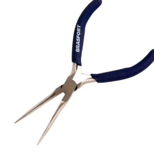 Alicate Mini Brasfort Bico 1/2 Cana Longo 8996 Alicate Mini Brasfort Bico 1/2 Cana Longo 8996
