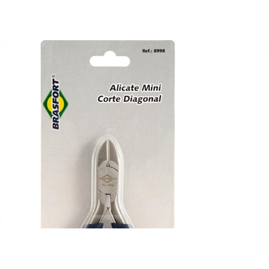 Alicate Mini Brasfort Corte Diagonal 8998 Alicate Mini Brasfort Corte Diagonal 8998