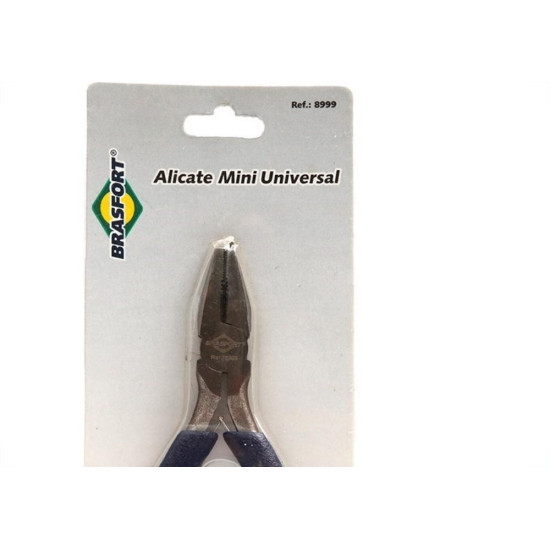 Alicate Mini Brasfort Universal Isolado 8999 Alicate Mini Brasfort Universal Isolado 8999