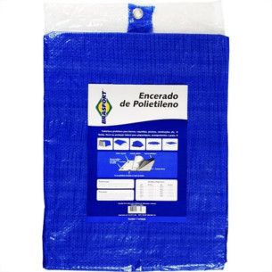 Lona Carreteiro Brasfort Azul 4X 4M 100 Gramas Por M² 8973