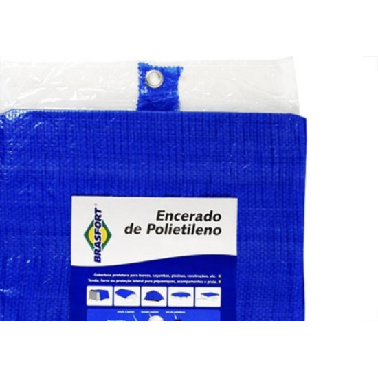 Lona Carreteiro Brasfort Azul 10X 8M 100 Gramas Por M² 8983 Lona Carreteiro Brasfort Azul 10X 8M 100 Gramas Por M² 8983