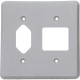 Placa Perlex 4X4 (2 Saida+Tomada) 13Pl2/1T Placa Perlex 4X4 (2 Saida+Tomada) 13Pl2/1T