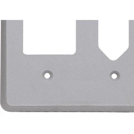 Placa Perlex 4X4 (2 Saida+Tomada) 13Pl2/1T Placa Perlex 4X4 (2 Saida+Tomada) 13Pl2/1T