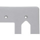 Placa Perlex 4X4 (2 Saida+Tomada) 13Pl2/1T Placa Perlex 4X4 (2 Saida+Tomada) 13Pl2/1T