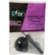 Batedor Porta Sforplast ''Bola'' Preto 10 Pecas 82