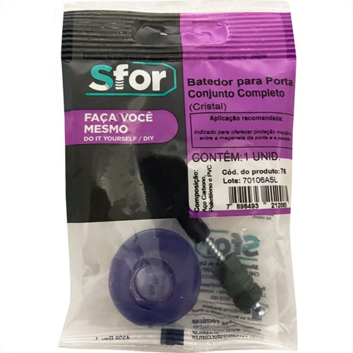 Batedor Porta Sforplast ''Bola'' Cristal 10 Pecas 77