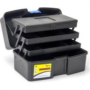 Caixa Ferramenta Polymer 14'' Com 2 Bandejas + 1 Estojo 4043X