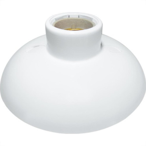 Plafonier Pvc Perlex Branco Redondo Soquete Porcelana E27 125/1 Plafonier Pvc Perlex Branco Redondo Soquete Porcelana E27 125/1