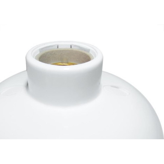 Plafonier Pvc Perlex Branco Redondo Soquete Porcelana E27 125/1 Plafonier Pvc Perlex Branco Redondo Soquete Porcelana E27 125/1