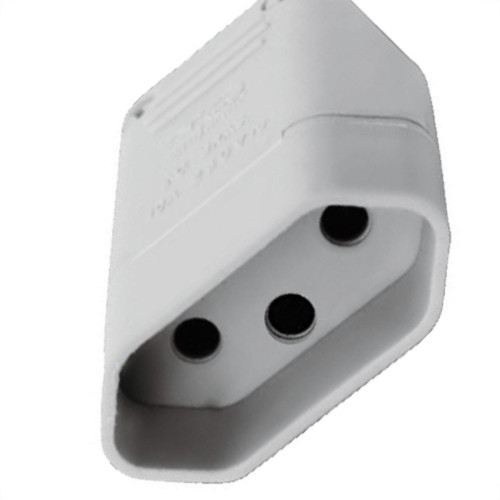 Pino Femea 2 Polos+Terra Perlex 20A Cinza 2046Cz Pino Femea 2 Polos+Terra Perlex 20A Cinza 2046Cz