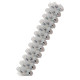 Conector Barra Brasfort Plastico 12 Polos 6Mm 8456 - Kit C/10 Conector Barra Brasfort Plastico 12 Polos 6Mm 8456 - Kit C/10