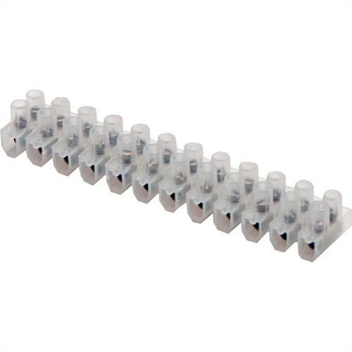 Conector Barra Brasfort Plastico 12 Polos 16Mm 8459 - Kit C/10 Conector Barra Brasfort Plastico 12 Polos 16Mm 8459 - Kit C/10