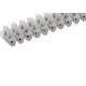 Conector Barra Brasfort Plastico 12 Polos 16Mm 8459 - Kit C/10 Conector Barra Brasfort Plastico 12 Polos 16Mm 8459 - Kit C/10