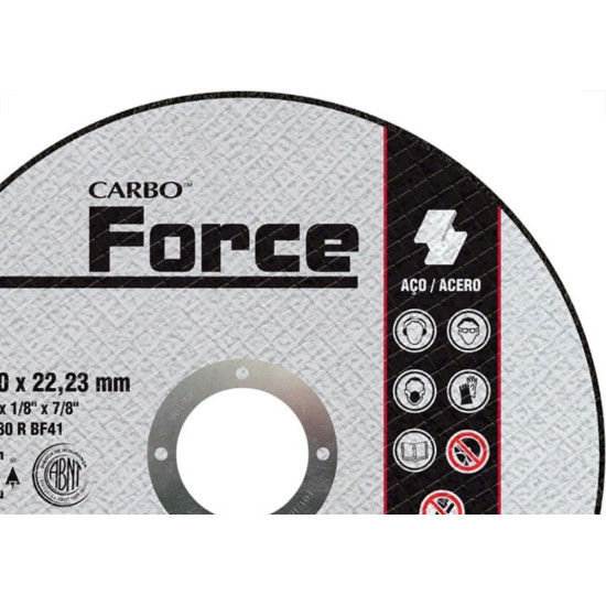 Disco De Corte Para Ferro Carborundum 4.1/2 X 1/8 X 7/8 Disco De Corte Para Ferro Carborundum 4.1/2 X 1/8 X 7/8
