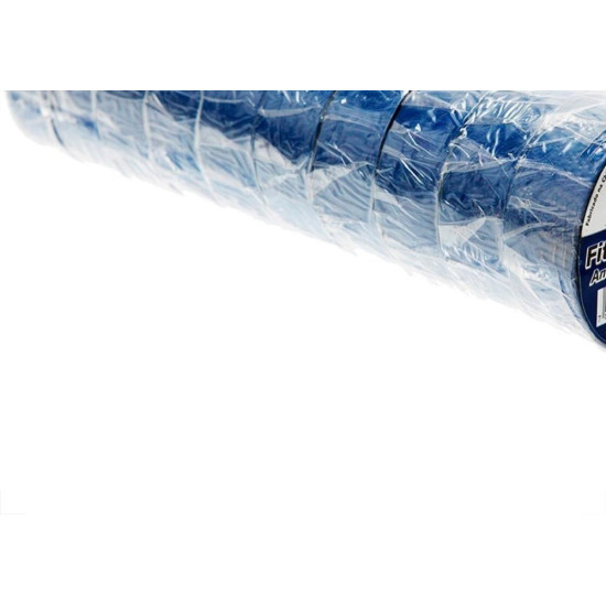 Fita Isolante Brasfort 10M X 19Mm Azul 8647 - Kit C/10 Fita Isolante Brasfort 10M X 19Mm Azul 8647 - Kit C/10