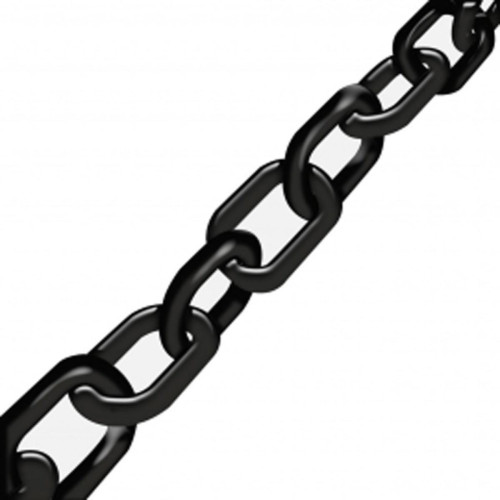 Corrente Pvc Caiado 15X25M Preta Corrente Pvc Caiado 15X25M Preta