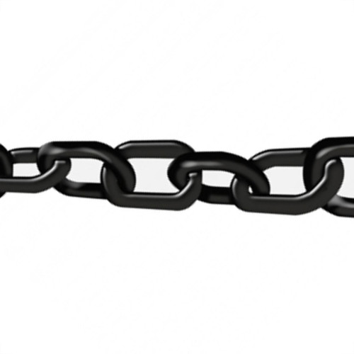 Corrente Pvc Caiado 15X25M Preta Corrente Pvc Caiado 15X25M Preta