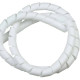 Organiza Fios Daneva 10Mm/1,5M Branco Dn1575 Organiza Fios Daneva 10Mm/1,5M Branco Dn1575